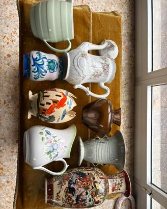 Stock 8 vasi e brocche decorative