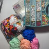 Set materiale per bracciali + zaino