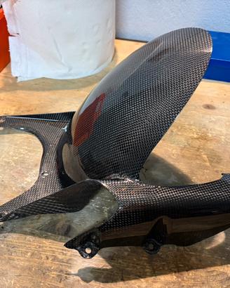 Parafango carbonio Hypermotard 1100 Aviacompositi