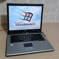 Notebook Acer con Windows 98