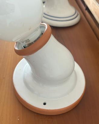 Lampada parete in ceramica