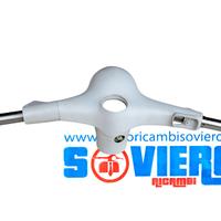 Manubrio Completo Vespa 50 R L N Faro Tondo Nuovo