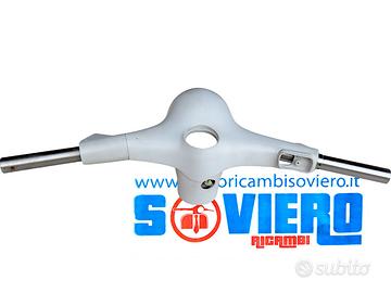Manubrio Completo Vespa 50 R L N Faro Tondo Nuovo