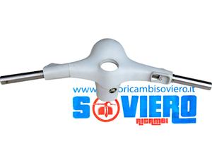 Manubrio Completo Vespa 50 R L N Faro Tondo Nuovo