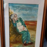 quadri   lotto di 4. olio su tela dipittori toscan