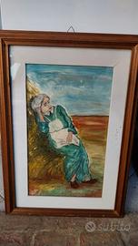 quadri   lotto di 4. olio su tela dipittori toscan