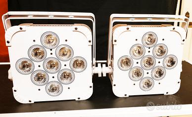 Coppia Par Led BATTERIA 9x18w Wireless DMX Wi-Fi