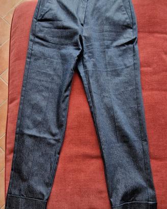 Jeans elante con risvolti