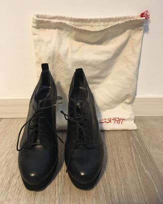 Esprit - Oxford pumps shoes in vera pelle