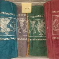 Set asciugamani 6 più 6 nuovi bagno casa Athena 