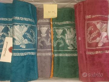 Set asciugamani 6 più 6 nuovi bagno casa Athena 