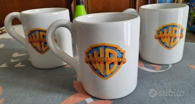 3 tazze mug con logo Warner Bros.