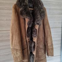 cappotto in montone shearling da uomo 