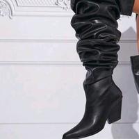 Stivali alti al ginocchio curvy 