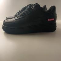 Nike Air Force 1 nere x Supreme