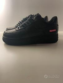 Nike Air Force 1 nere x Supreme