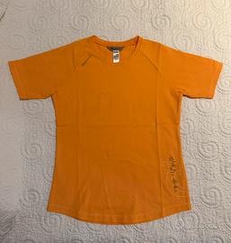 T-shirt Quechua in cotone arancione