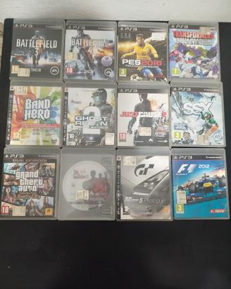 ps3 fat con 12 giochi