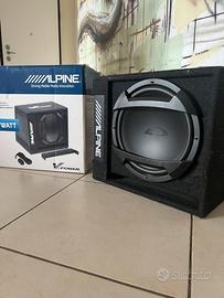 Subwoofer attivo alpine swd-335
