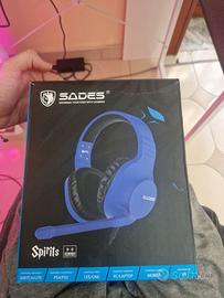 Cuffie Gaming SADES Spirits (SA-721) Blu