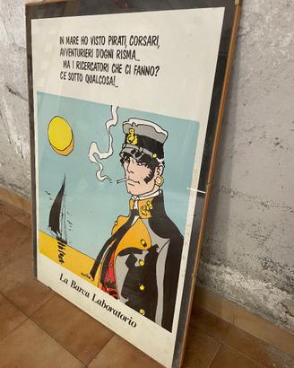 Stampa “Corto Maltese” di Hugo Pratt incorniciata