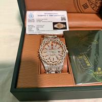 orologio diamantato moissanite originale audemar