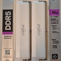 RAM DDR5 Crucial Pro 64gb(2x32) 6000Mhz CL40