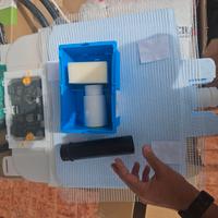 Bidet sospeso + cassetta scarico wc da incasso