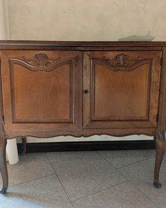 Mobili sala in noce Art Déco + divano 5 posti