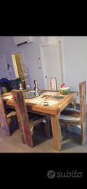 Tavolo e sedie per 6 persone