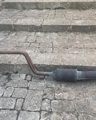 Tubo scarico nuovo opel con silenziatore e cataliz