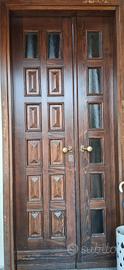 portoncino ingresso di legno 