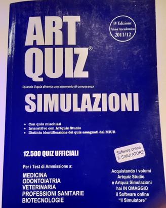 Libro Art Quiz Simulazioni