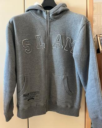 SLAM FELPA GIUBBINO CON CAPPUCCIO