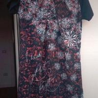 vestito delle feste collo alto fantasy nuovo tg M