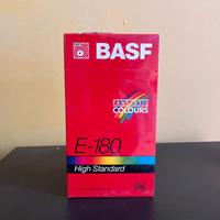 Videocassetta Vhs Basf E 180 Hs