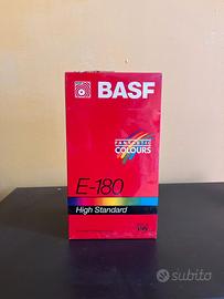Videocassetta Vhs Basf E 180 Hs