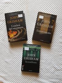 set 3 libri di John Grisham 