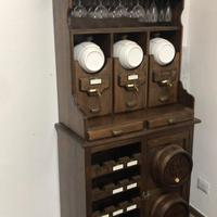 cantina in legno massello