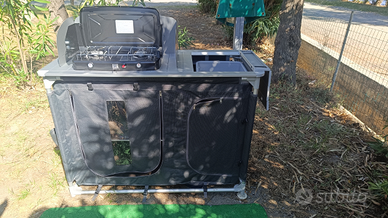 Mobile e fornello a gas