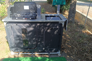 Mobile e fornello a gas