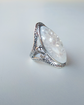 Anello donna argento tibetano