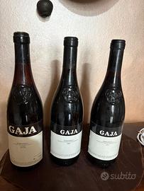 Gaja vini Barbaresco 1979/1986/1987