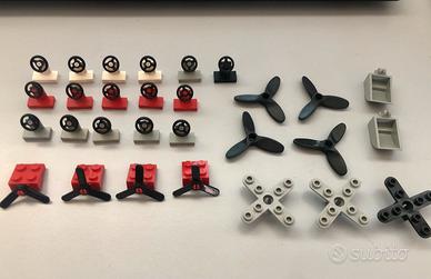 LEGO lotto 29 pezzi: volanti eliche ruspa vintage