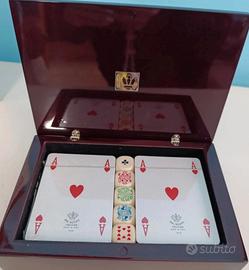 Cofanetto con carte e dadi Dal Negro 