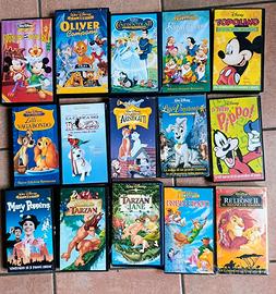 15 VHS originali Walt Disney 