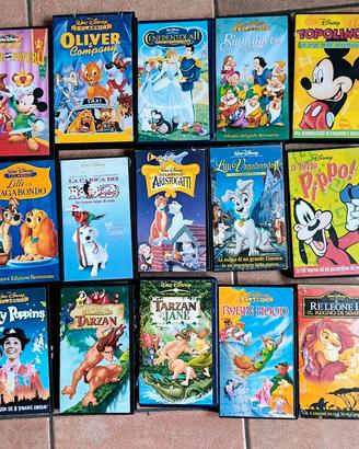 15 VHS originali Walt Disney 