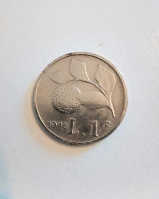 Moneta 1 Lira 1946 Arancia
