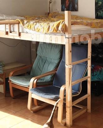 Struttura letto a soppalco