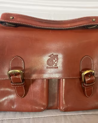 Borsa in cuoio marrone